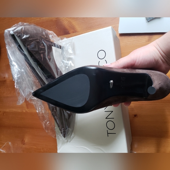 Tony Bianco Imogen Espresso Suede Size 6 - Picture 4 of 4